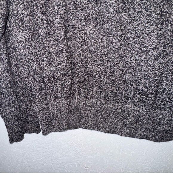 Men's J. Crew Lambswool Blend Charcoal Crewneck Sweater - Picture 4 of 8